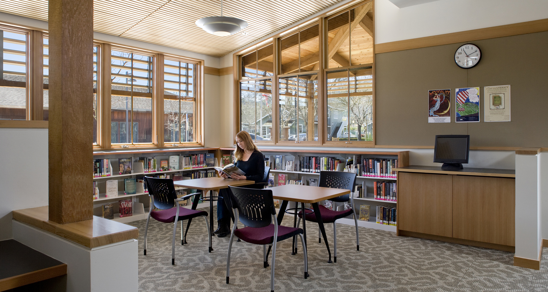 Yountville Town Center & Library | Photos by David Wakely