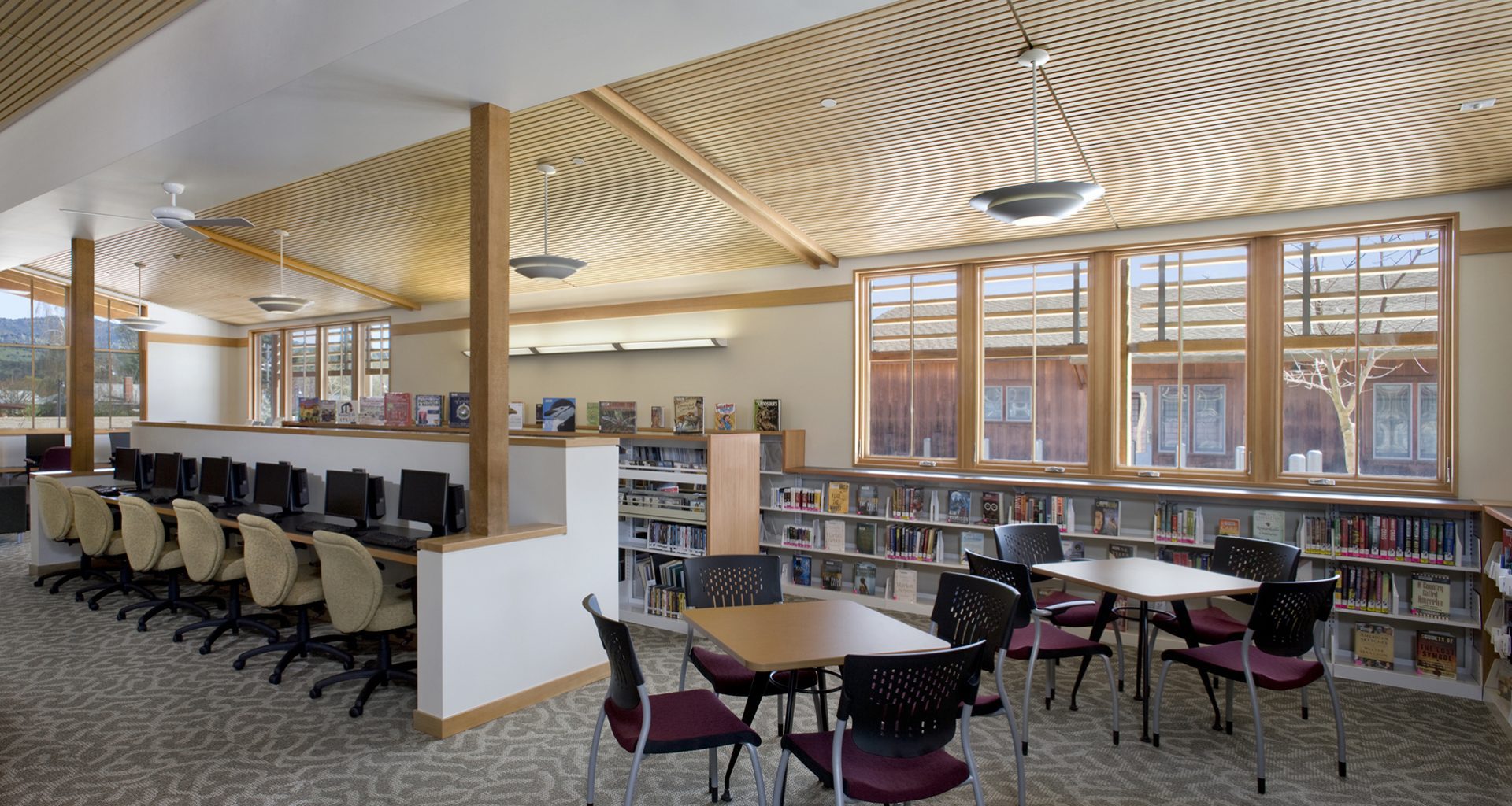 Yountville Town Center & Library | Photos by David Wakely