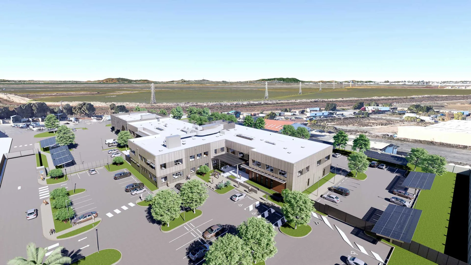 New Campus Building for the Union Sanitary District Enhanced Treatment and Site Upgrade, Union City, California - view 4