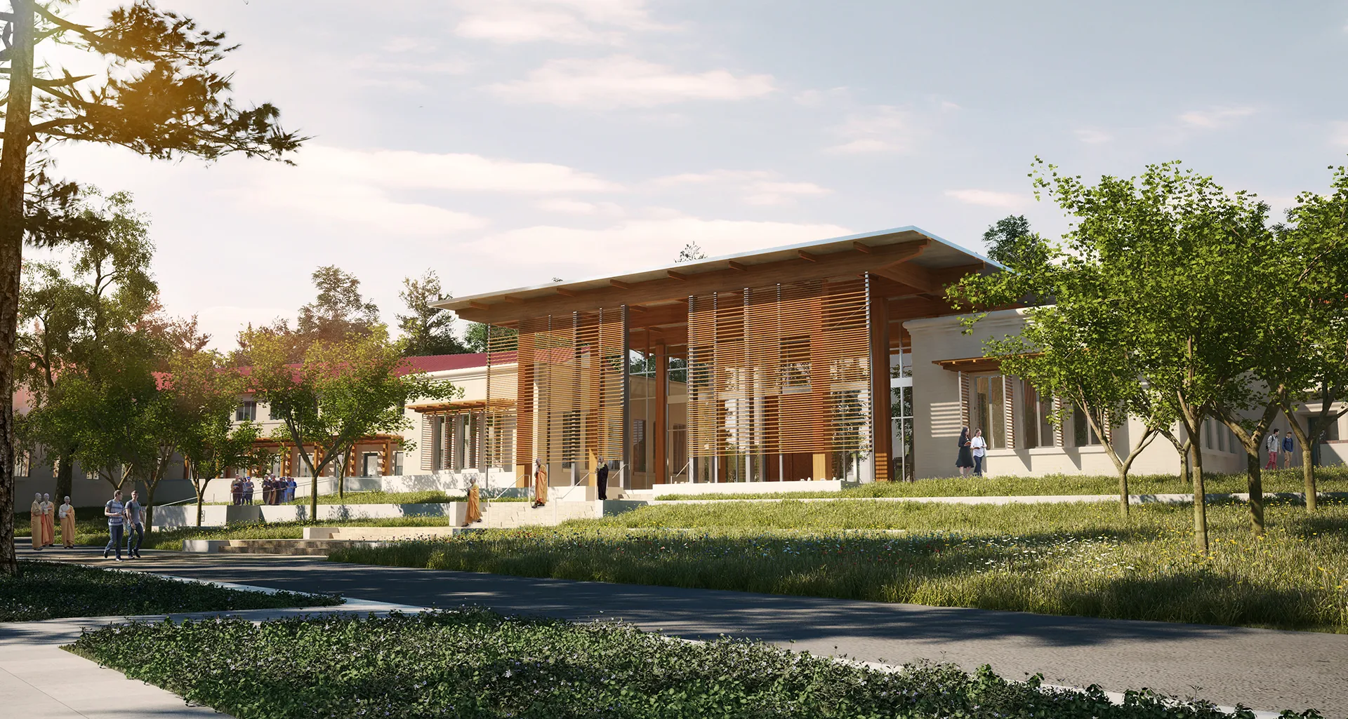 Dharma Realm Buddhist University, City of 10, 000 Buddhas, Ukiah, California - view 3