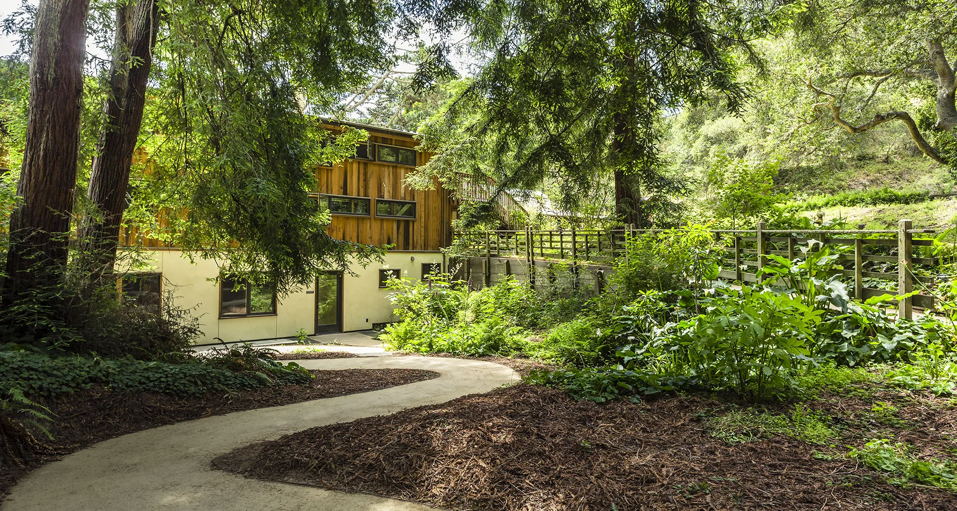 Green Gulch Farm - New pathway to lower level