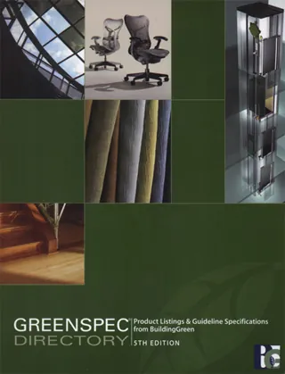 Cover of the GreenSpec Directory, 5th Edition: product listings and guideline specifications from BuildingGreen