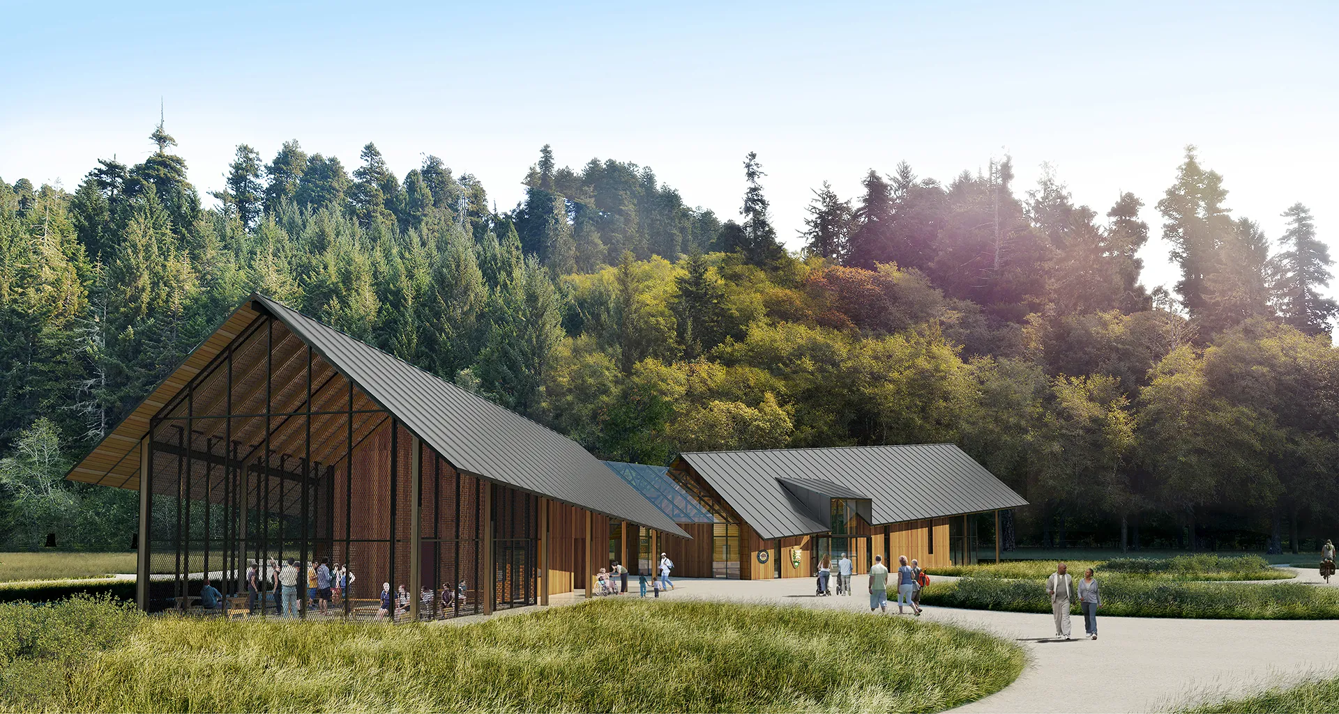 Redwood Visitor Center, Redwood National & State Parks, Orick, California - view 5