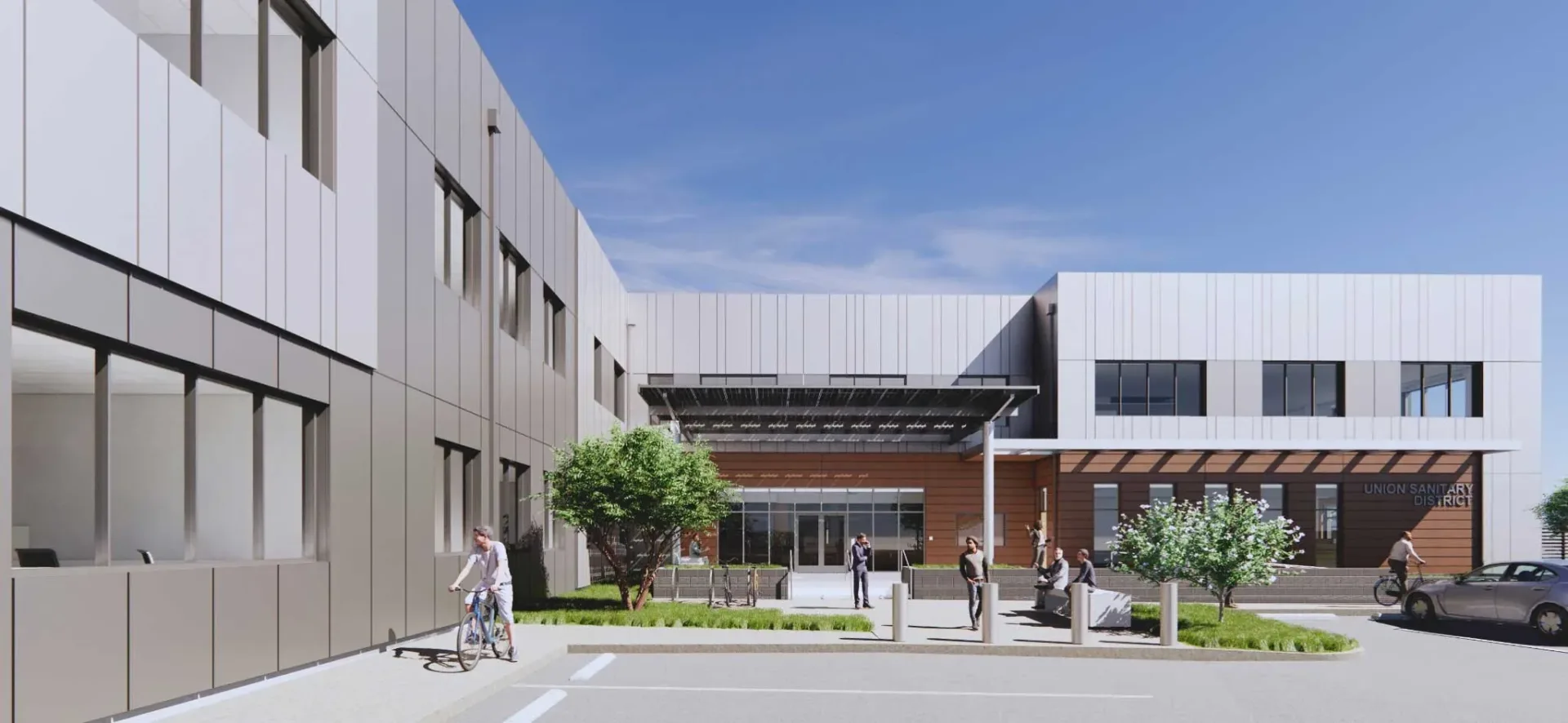 New Campus Building for the Union Sanitary District Enhanced Treatment and Site Upgrade, Union City, California