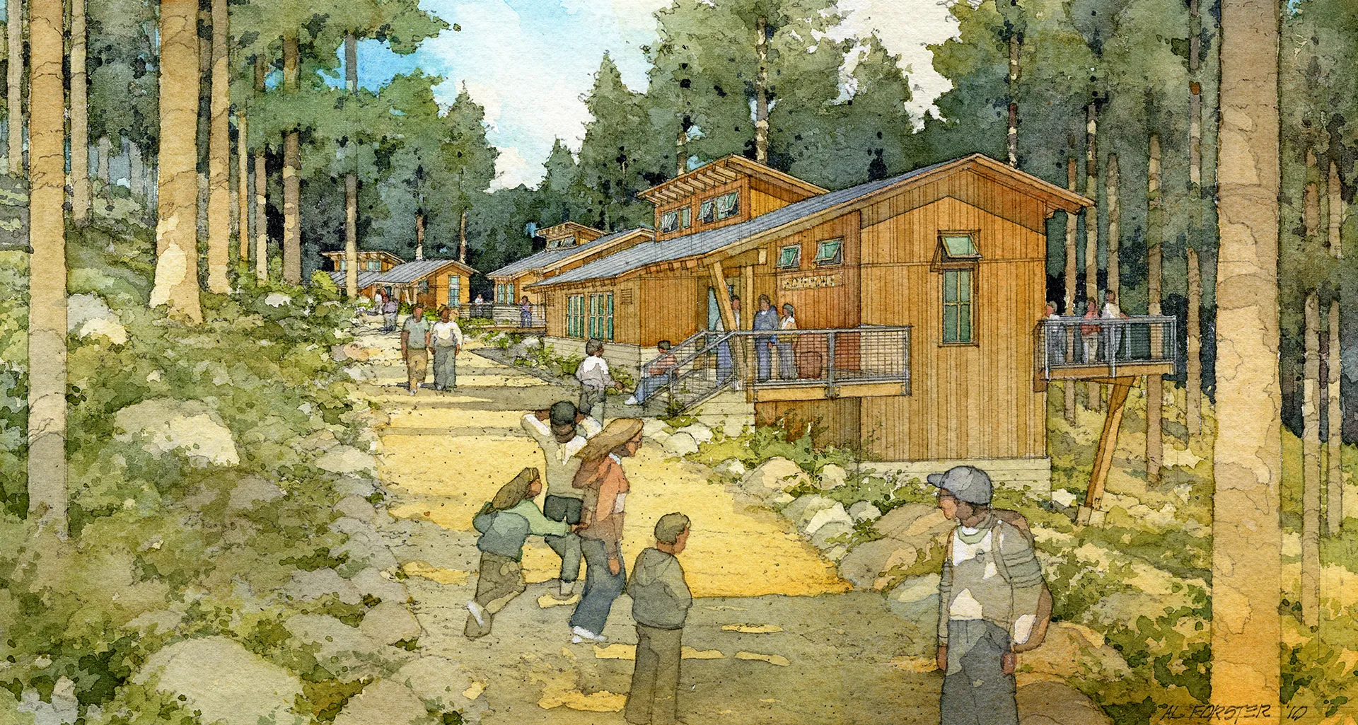 National Environmental Science Center, Yosemite National Park, California - view 3