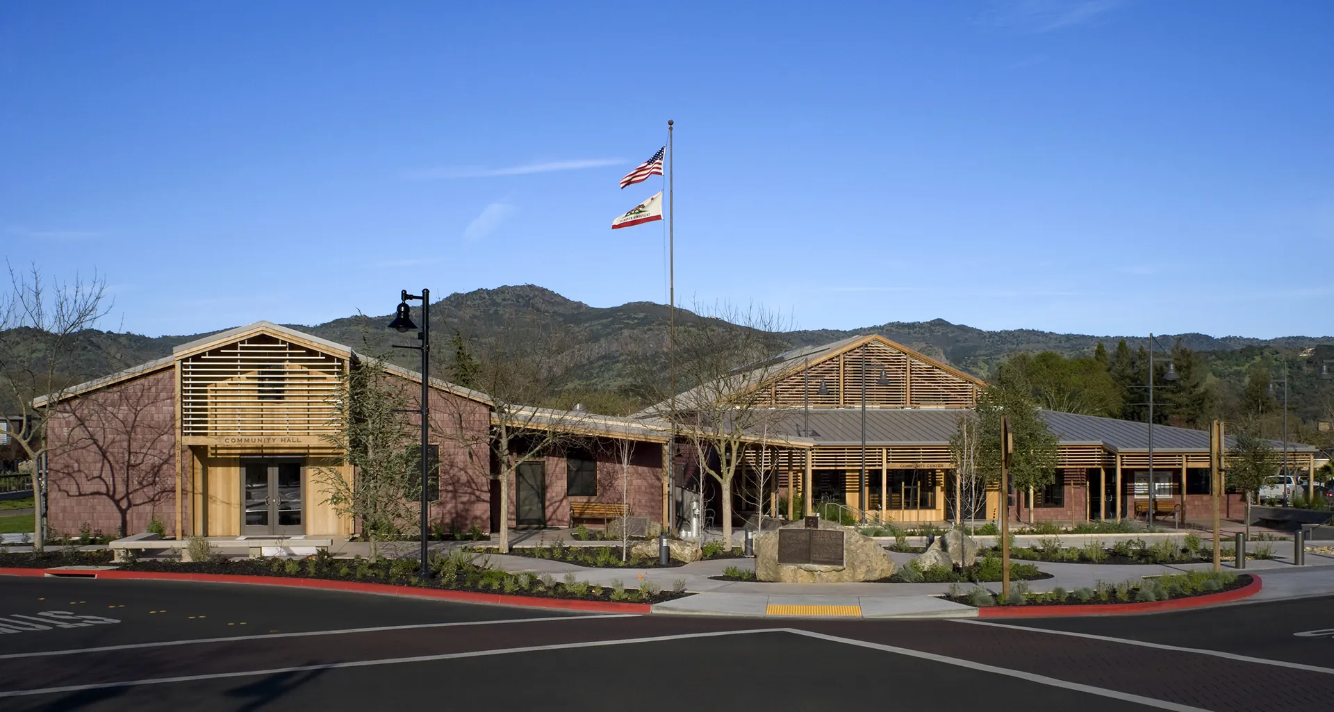 Yountville Town Center & Library, Yountville, California - view 2