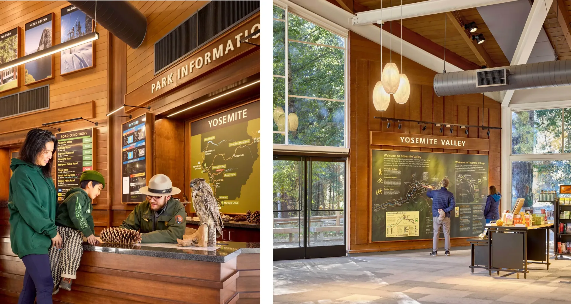 Yosemite Valley Welcome Center, Yosemite National Park, California - view 3