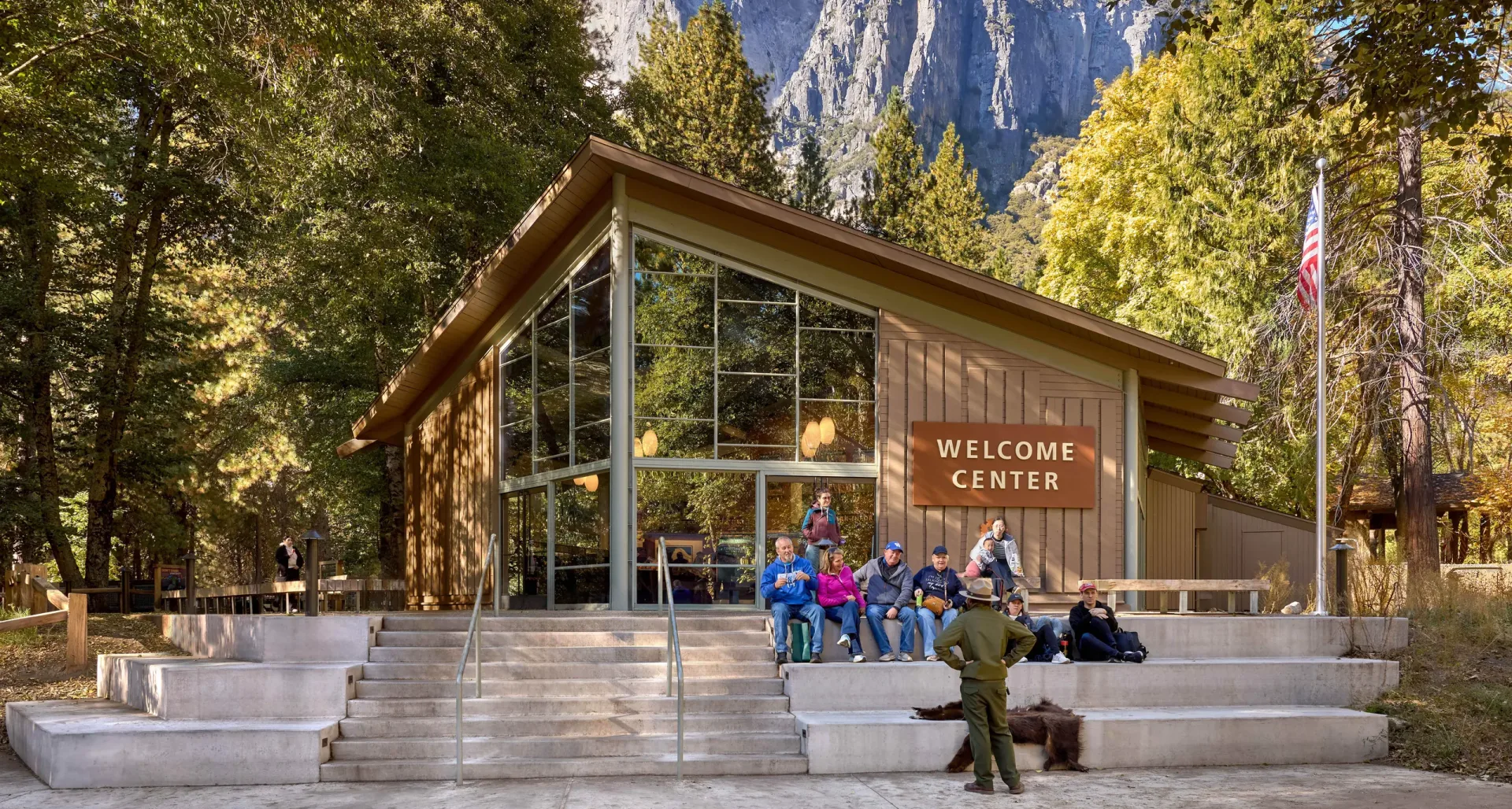Yosemite Valley Welcome Center, Yosemite National Park, California