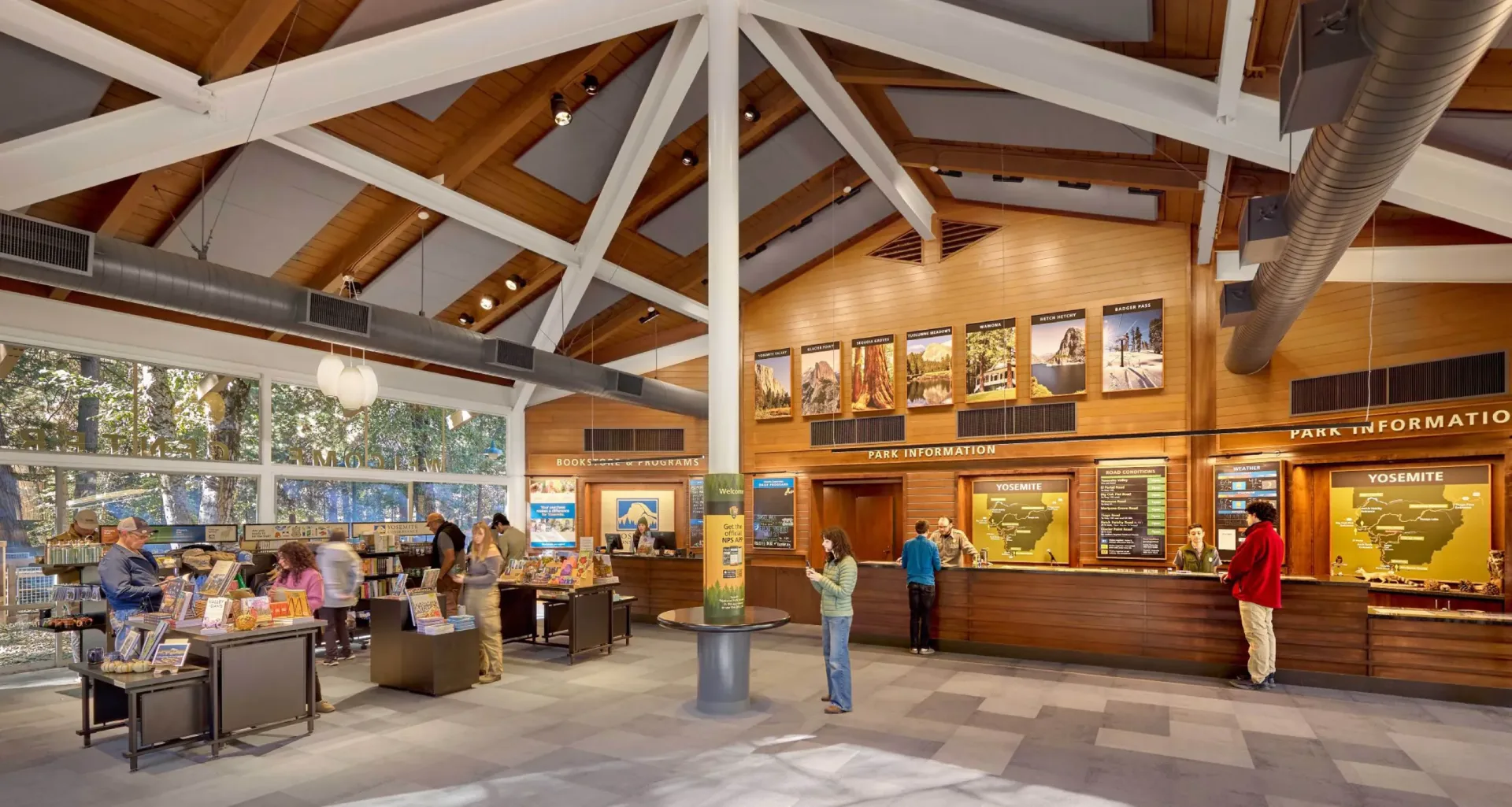 Yosemite Valley Welcome Center, Yosemite National Park, California - view 2